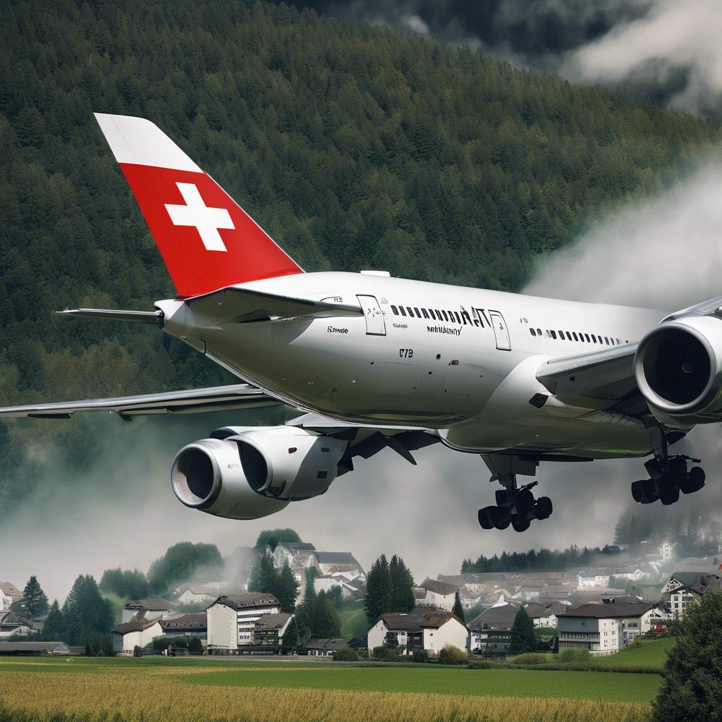 Boeing 777 der Swiss rutscht bei ungeplanter Landung von Landebahn